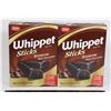 Image 1 : PAIR OF WHIPPET STICKS BROWNIE (2 X 250G)
