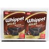 Image 1 : PAIR OF WHIPPET STICKS BROWNIE (2 X 250G)