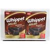 Image 1 : PAIR OF WHIPPET STICKS BROWNIE (2 X 250G)