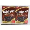 Image 1 : PAIR OF WHIPPET STICKS BROWNIE (2 X 250G)