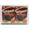 Image 1 : PAIR OF WHIPPET STICKS BROWNIE (2 X 250G)