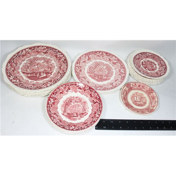 LOT OF 20 MASON'S PLATES