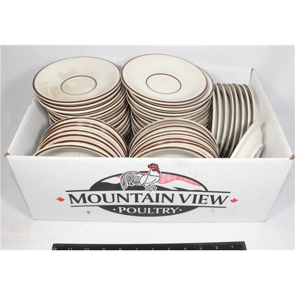 BOX OF ULTIMA CHINA DISHES