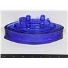Image 1 : REMEMBER THE MAINE BLUE GLASS DISH WITH LID