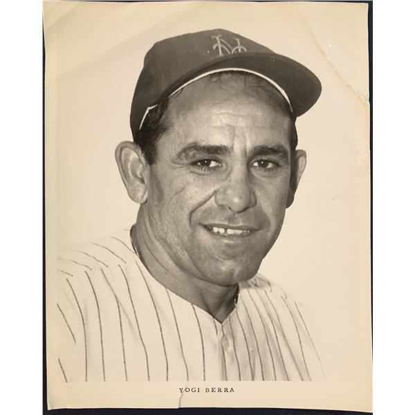 1966 NEW YORK METS 8"x10" PUBLICITY GLOSSY - YOGI BERRA (HOF)