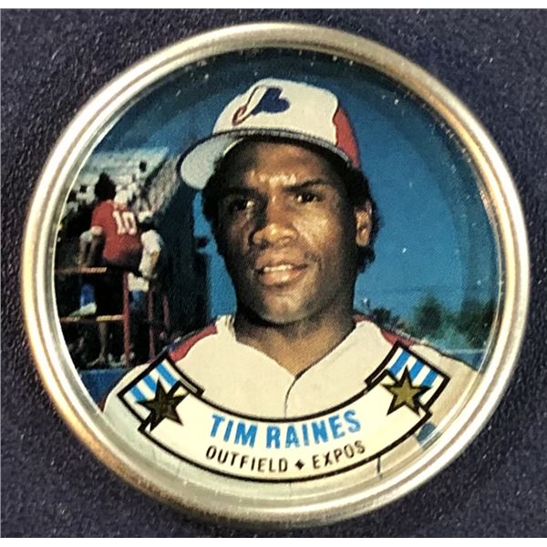 1988 TOPPS BASEBALL COIN - TIM RAINES (HOF)