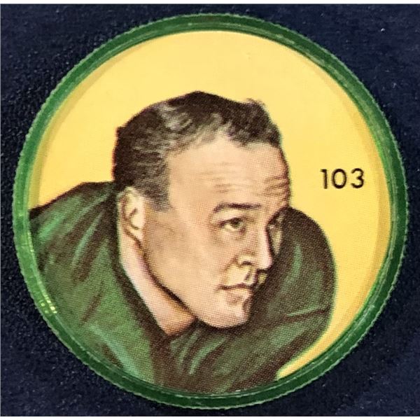 1963 NALLEY'S POTATO CHIPS CFL FOOTBALL COINS - BILL MITCHELL