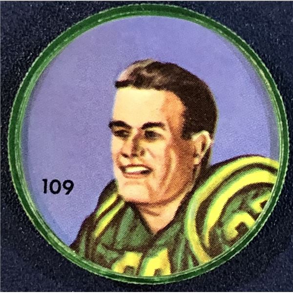 1963 NALLEY'S POTATO CHIPS CFL FOOTBALL COINS - DON GETTY