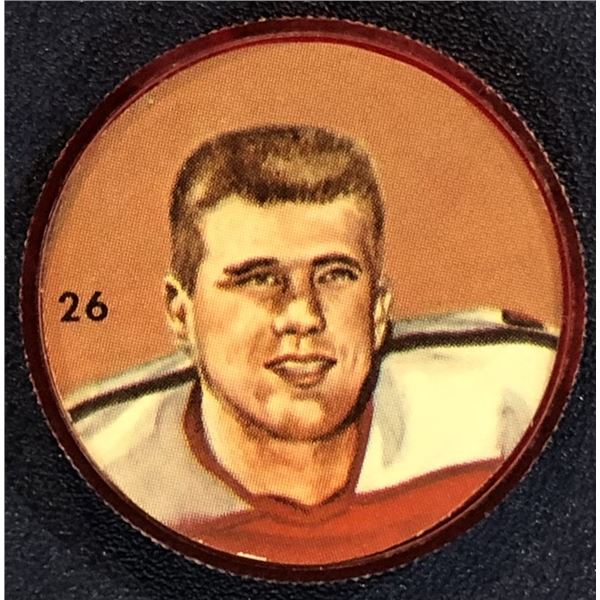 1963 NALLEY'S POTATO CHIPS CFL FOOTBALL COINS - JIM CONROY