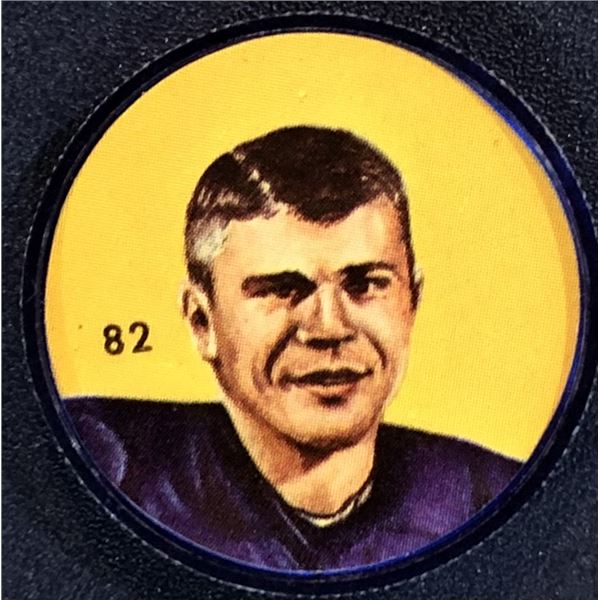 1963 NALLEY'S POTATO CHIPS CFL FOOTBALL COINS - KEN PLOEN (HOF)