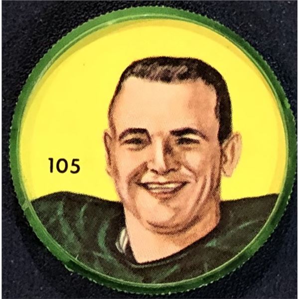 1963 NALLEY'S POTATO CHIPS CFL FOOTBALL COINS - TOMMY JOE COFFEY (HOF)