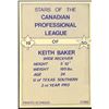 Image 2 : 1981 JOGO CFL KEITH BAKER