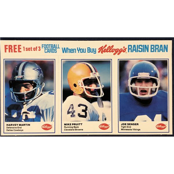 1982 KELLOGG'S NFL FOOTBALL PANEL - MIKE PRUITT