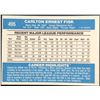 Image 2 : 1982 DONRUSS CARLTON FISK (HOF)