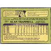 Image 2 : 1982 O-PEE-CHEE BASEBALL ALAN TRAMMELL (HOF)