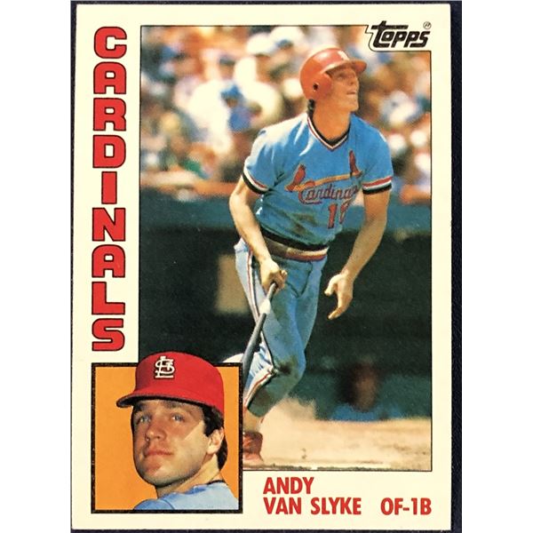 1984 TOPPS ANDY VAN SLYKE ROOKIE CARD