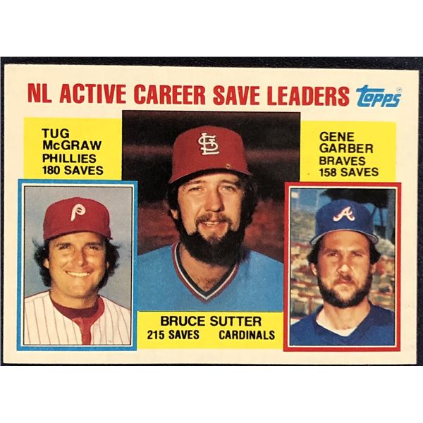 1984 TOPPS BRUCE SUTTER (HOF)
