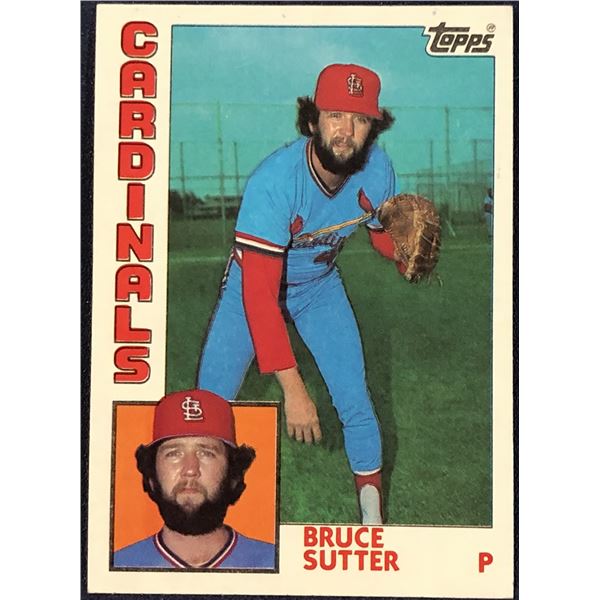 1984 TOPPS BRUCE SUTTER (HOF)