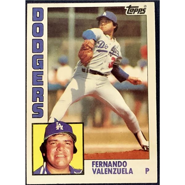 1984 TOPPS FERNANDO VALENZUELA