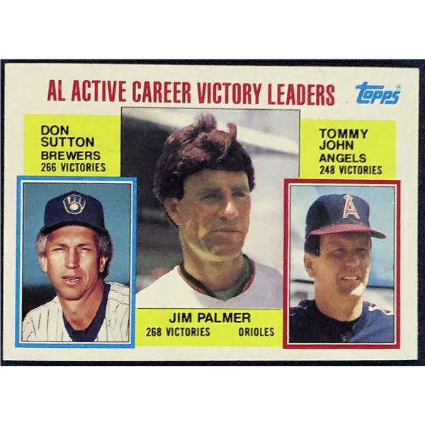 1984 TOPPS JIM PALMER (HOF)