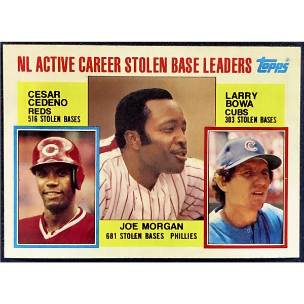 1984 TOPPS JOE MORGAN (HOF)