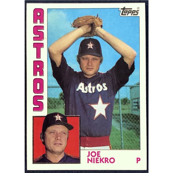 1984 TOPPS JOE NIEKRO (HOF)