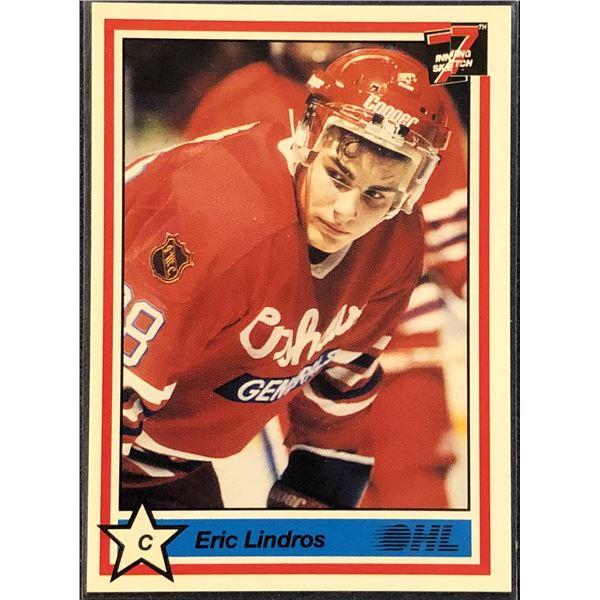 1990-91 7th INNING SKETCH CHL ERIC LINDROS (HOF)