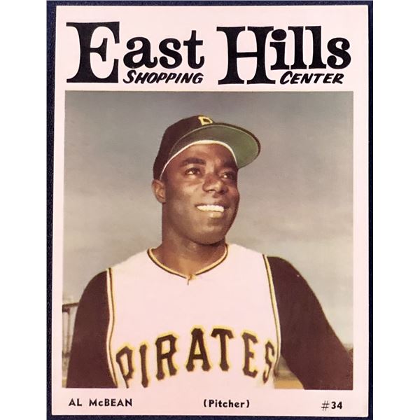 1966 EAST HILLS PITTSBURGH PIRATES - AL McBEAN