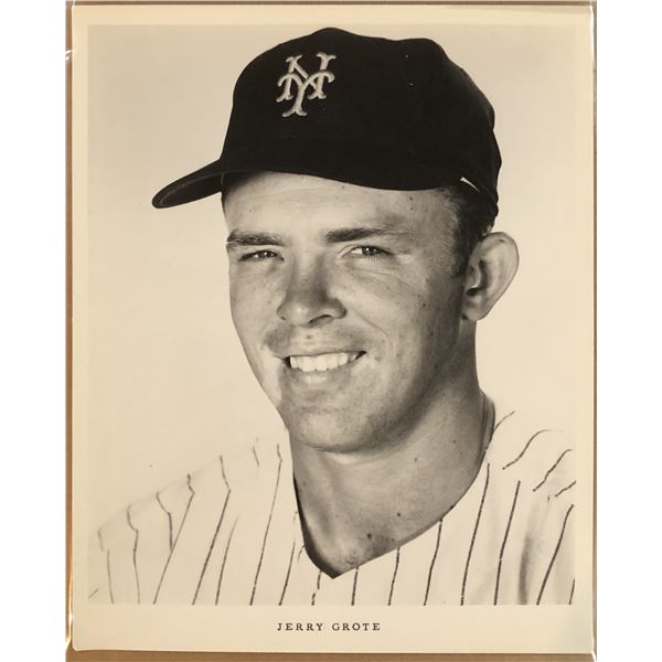 1966 NEW YORK METS 8"x10" PUBLICITY GLOSSY - JERRY GROTE