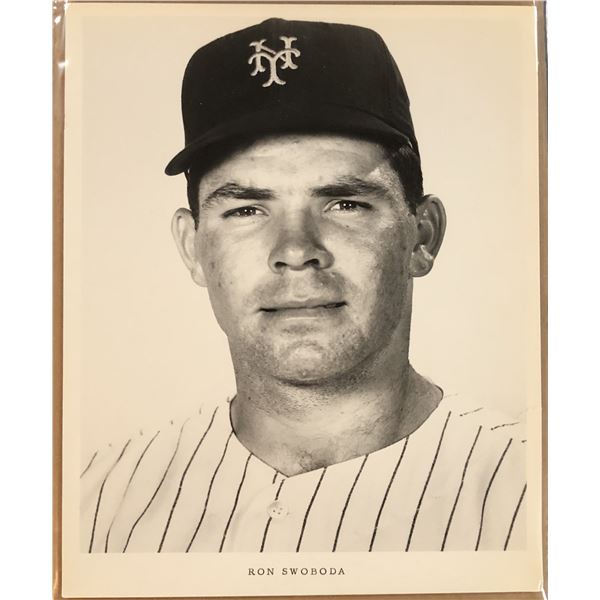 1966 NEW YORK METS 8"x10" PUBLICITY GLOSSY - RON SWOBODA