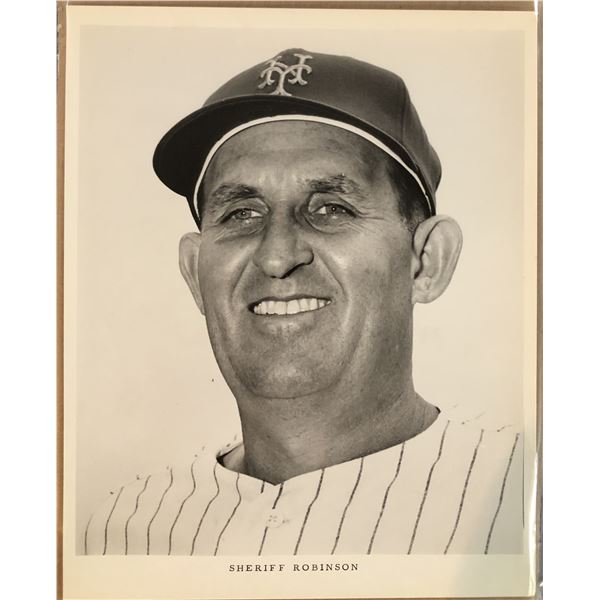 1966 NEW YORK METS 8"x10" PUBLICITY GLOSSY - SHERIFF ROBINSON