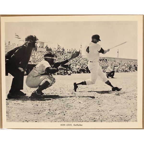 1966 WASHINGTON SENATORS 8"x10" PUBLICITY GLOSSY - DON LOCK
