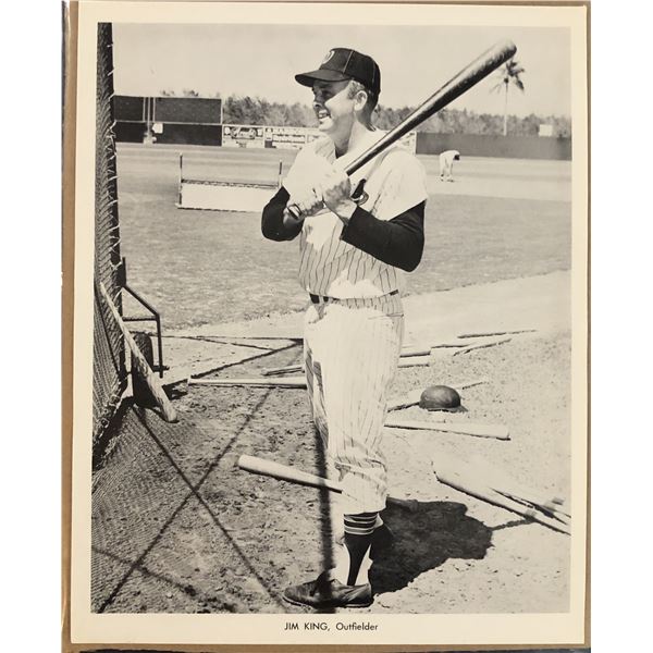 1966 WASHINGTON SENATORS 8"x10" PUBLICITY GLOSSY - JIM KING