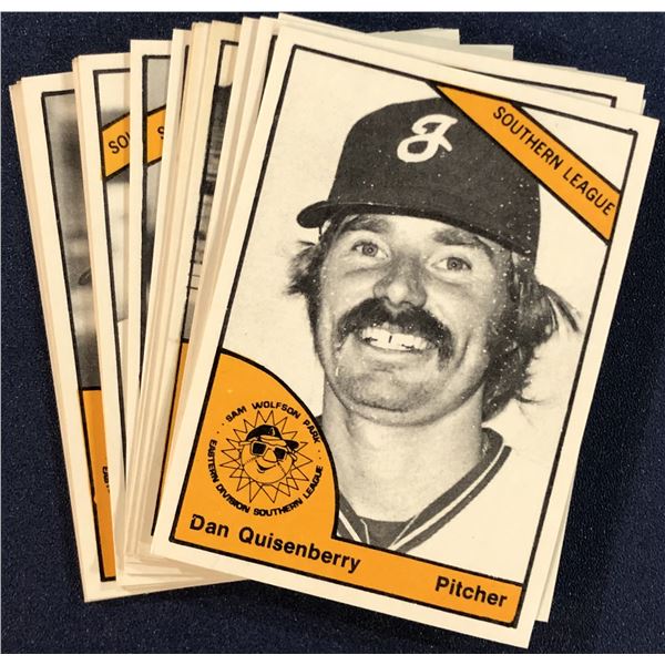 1977 JACKSONVILLE SUNS TEAM SET - DAN QUISENBERRY