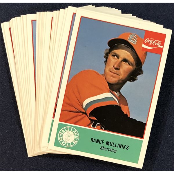 1977 SALT LAKE GULLS COCA COLA TEAM SET - RANCE MULLINIKS