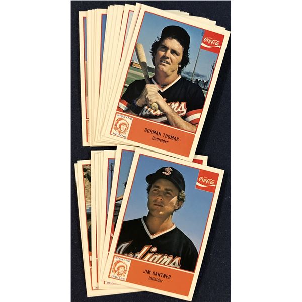 1977 SPOKANE INDIANS COCA COLA TEAM SET - GORMAN THOMAS
