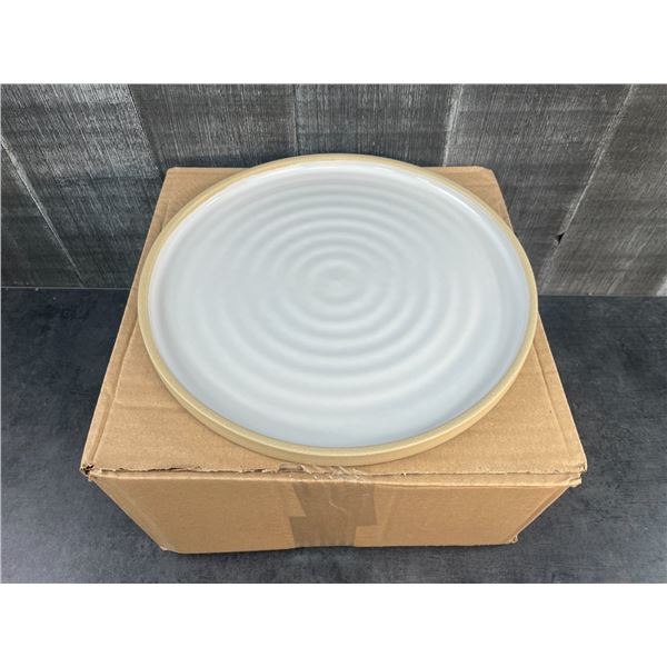 10-3/4" Geode Plates, Arcoroc FL643 - Lot of 12