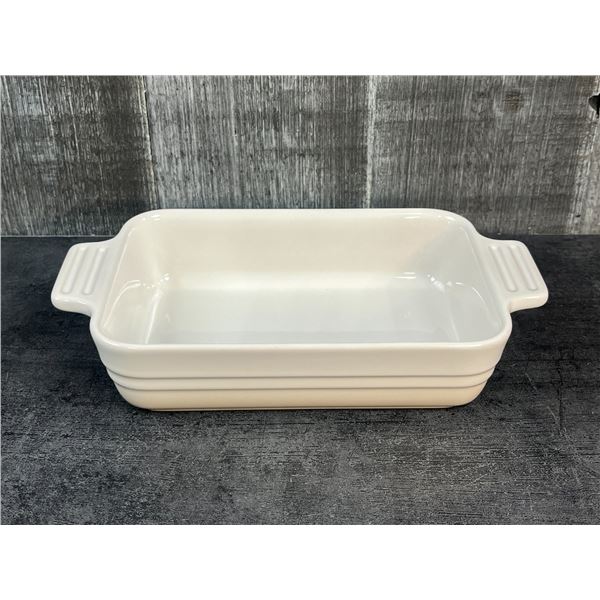 Le Creuset Cream Heritage Rectangular Baker, 0.72L / 18cm