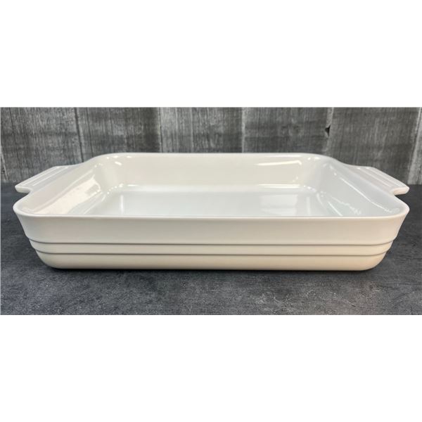 Le Creuset Cream Heritage Rectangular Baker, 3.2L / 32cm
