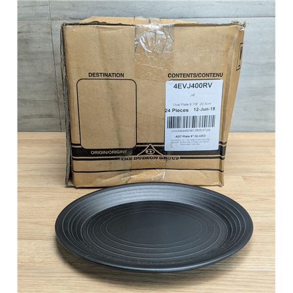 Evo Jet 8-1/2" Oval Plates, Dudson 4EVJ400RV - Lot of 24 (1 Case)