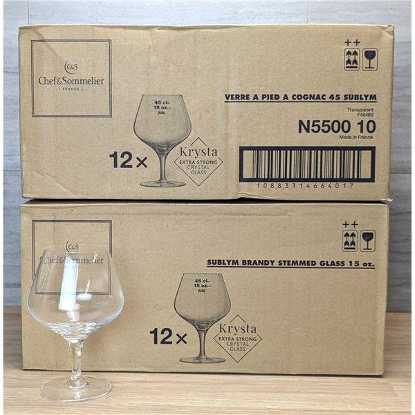Chef & Sommelier N5500: Sublym 16 oz. Ballon Cognac Glass - Lot of 24 (2 Cases)
