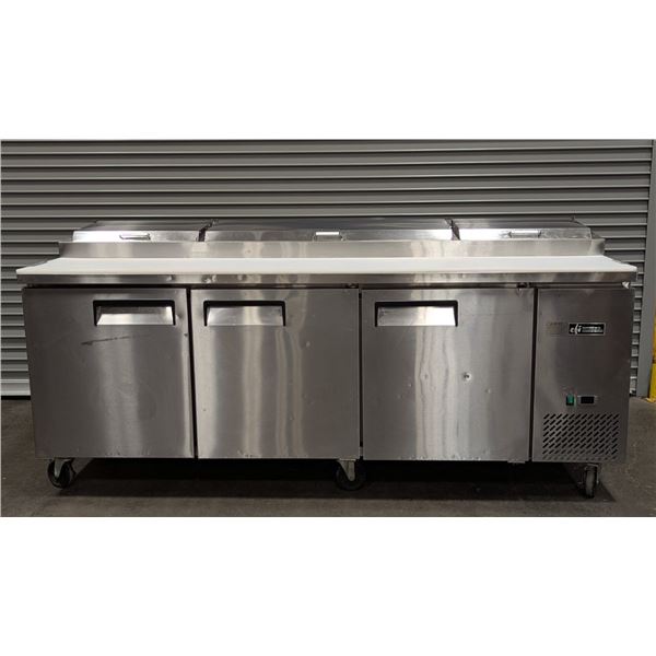 Efi CPDR3-93VC 93" Three Door Refrigerated Pizza Prep Table