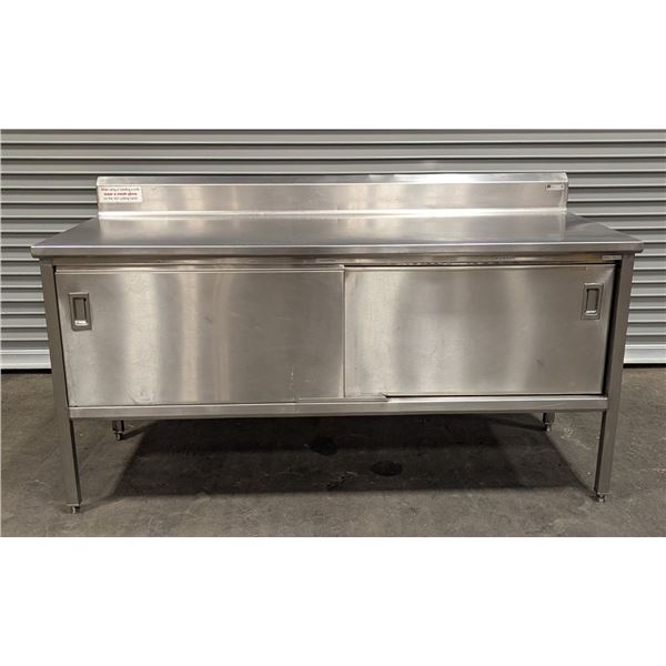 John Boos 72" Custom Stainless Steel Cabinet