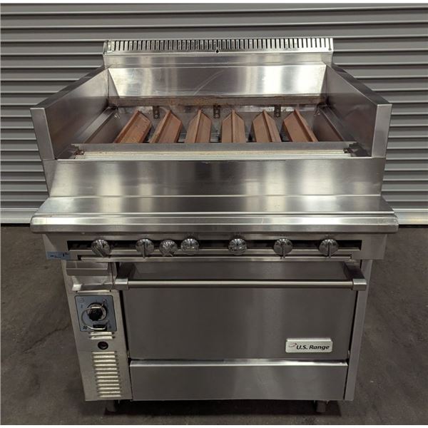 U.S. Range C836-36ARC 36" Radiant Gas Charbroiler W/Convection Oven