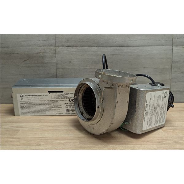 Tjernlund HSJ Sidewall Power Venter Fan & UC1 Universal Safety Interlock Control