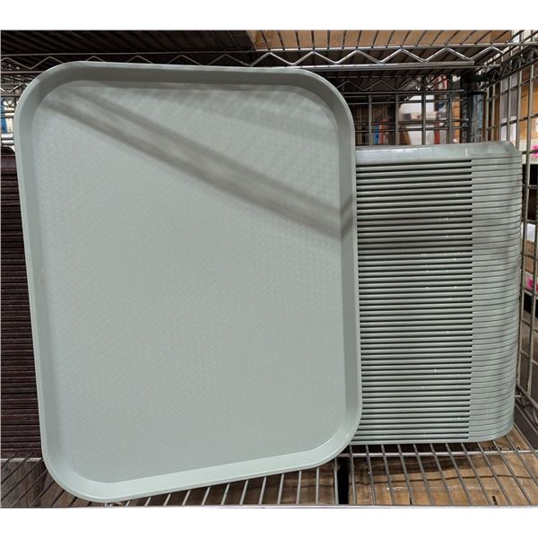 Cambro 18" x 14" Gray Trays - Lot of 52