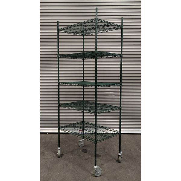 Thorinox 35-1/2" x 24" Wire Shelving Unit W/Wheels