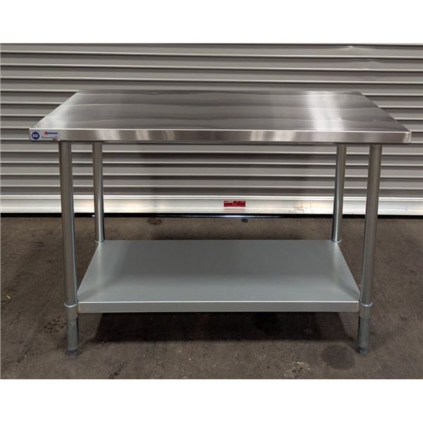 48" x 24" Stainless Steel Work Table, Omcan 22066