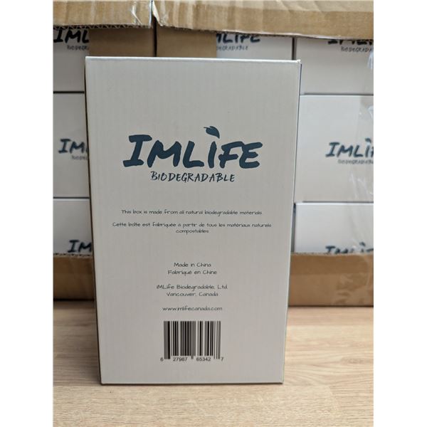 Imlife Biodegradable 100 Kitchen Bags - Lot of 1800 (18 Boxes)