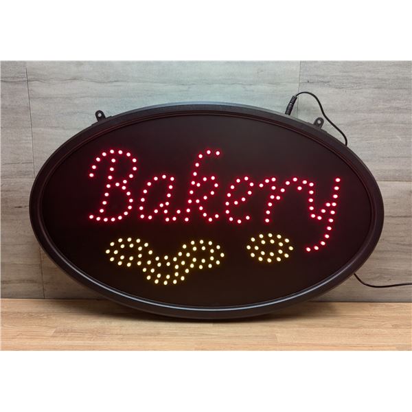 LED Oval Bakery Sign Board